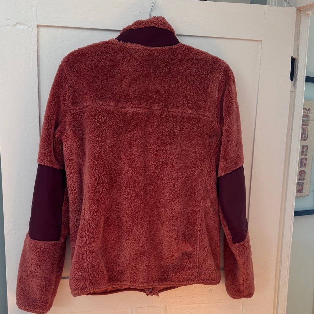 L.L. Bean Women's Sherpa Fleece Jacket — Rust - Picture 4 of 4